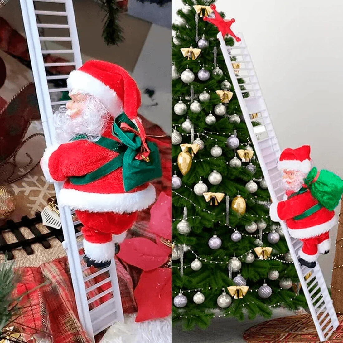 Papa Noel Escalera 2X1